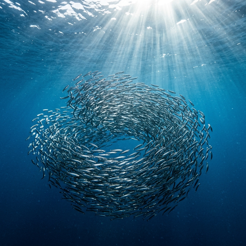 魚の群れが描く、新しい国の輪郭 ― Sakana AIと知能の回遊